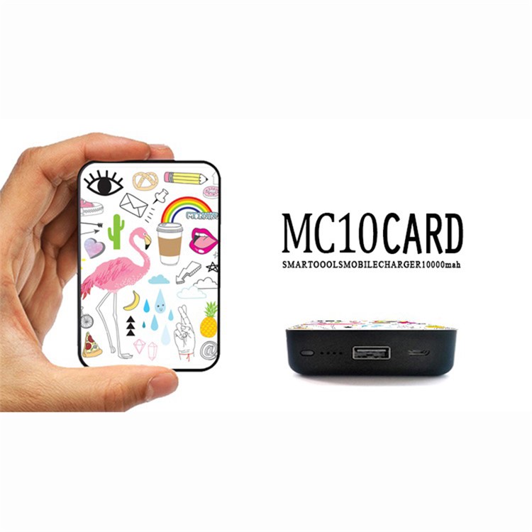 Cartoon Series 10000mAh Portable Travel Power Bank - Flamingo-9