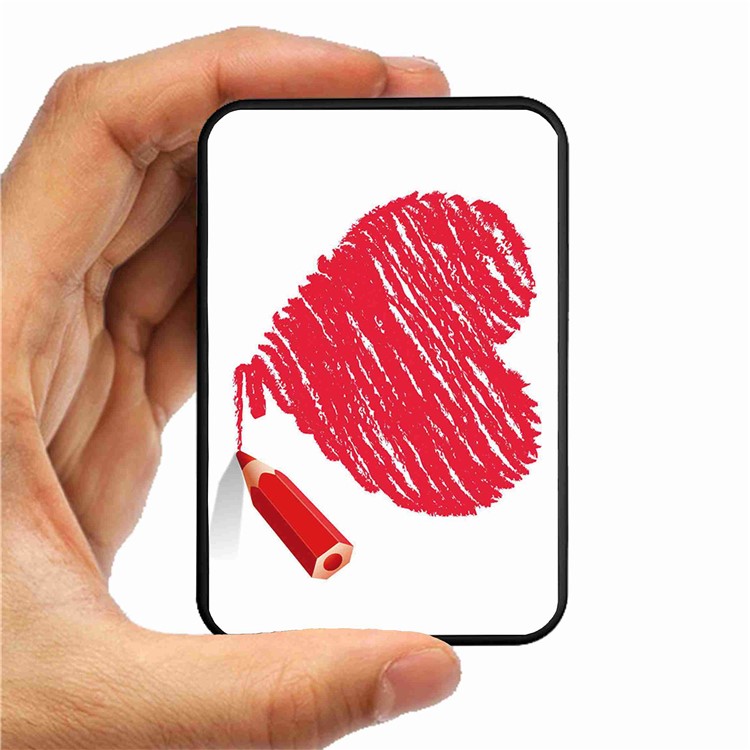 Cartoon Series 10000mAh Portable Travel Power Bank - Love Heart Drawing-2