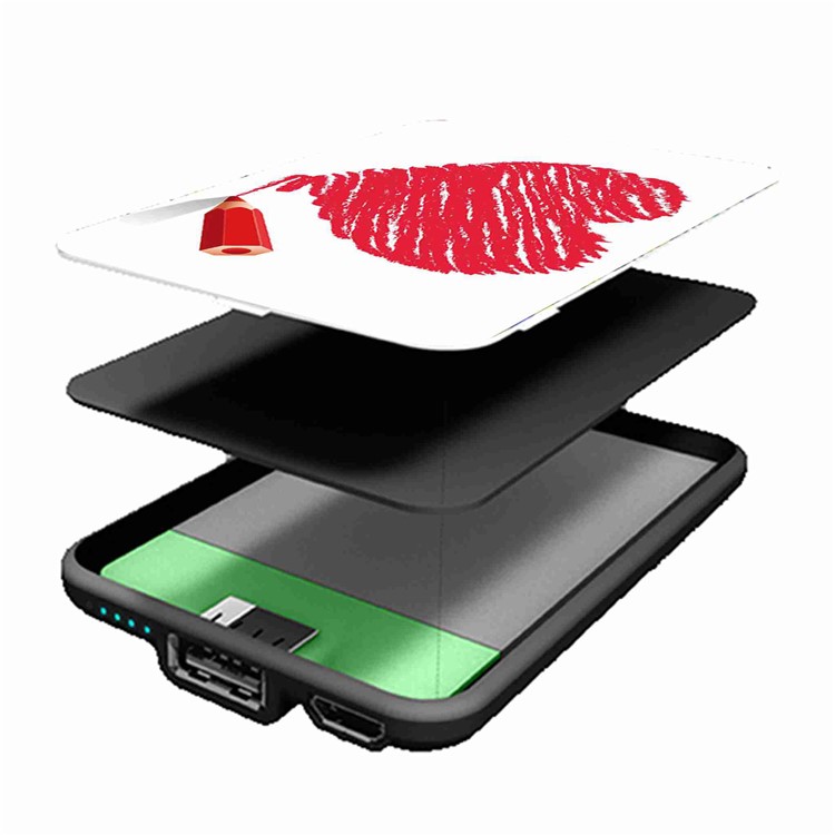 Cartoon Series 10000mAh Portable Travel Power Bank - Love Heart Drawing-7
