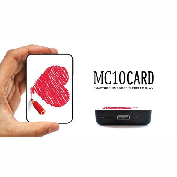 Cartoon Series 10000mAh Portable Travel Power Bank - Love Heart Drawing-9