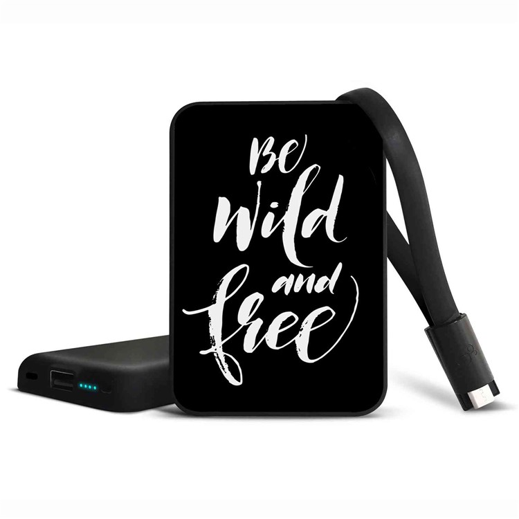Cartoon Series 10000mAh Portable Travel Power Bank - Be Wild and Free-1