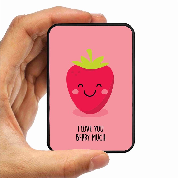 Cartoon Series 10000mAh Portable Travel Power Bank - Strawberry-2