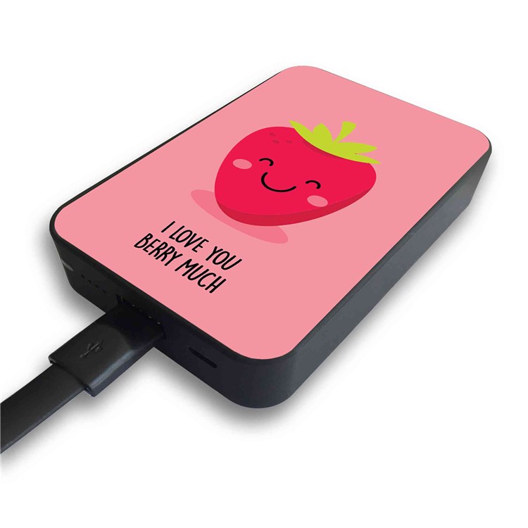 Cartoon Series 10000mAh Portable Travel Power Bank - Strawberry-5