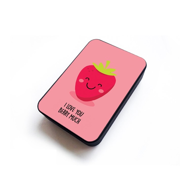Cartoon Series 10000mAh Portable Travel Power Bank - Strawberry-6