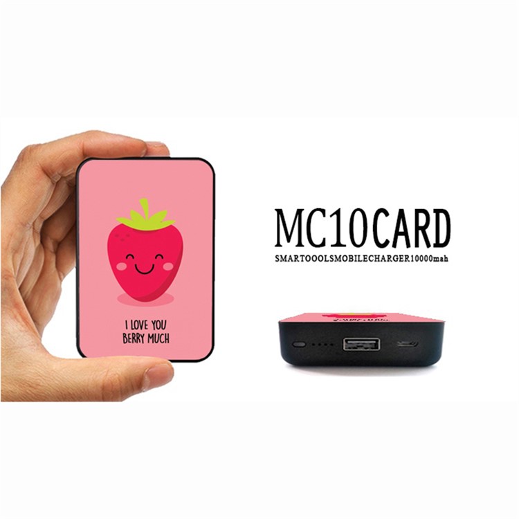 Cartoon Series 10000mAh Portable Travel Power Bank - Strawberry-9