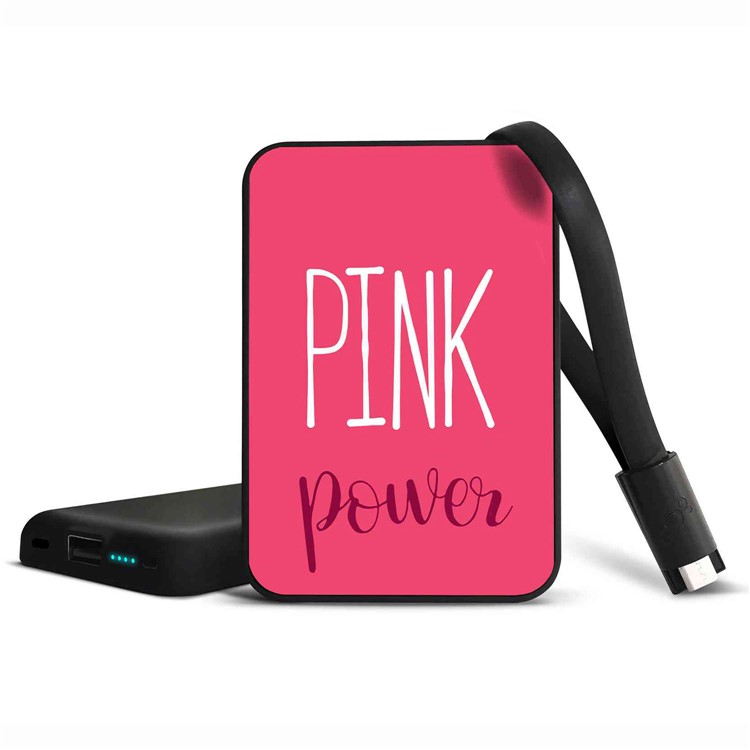 Cartoon Series 10000mAh Portable Travel Power Bank - PINK Power-1