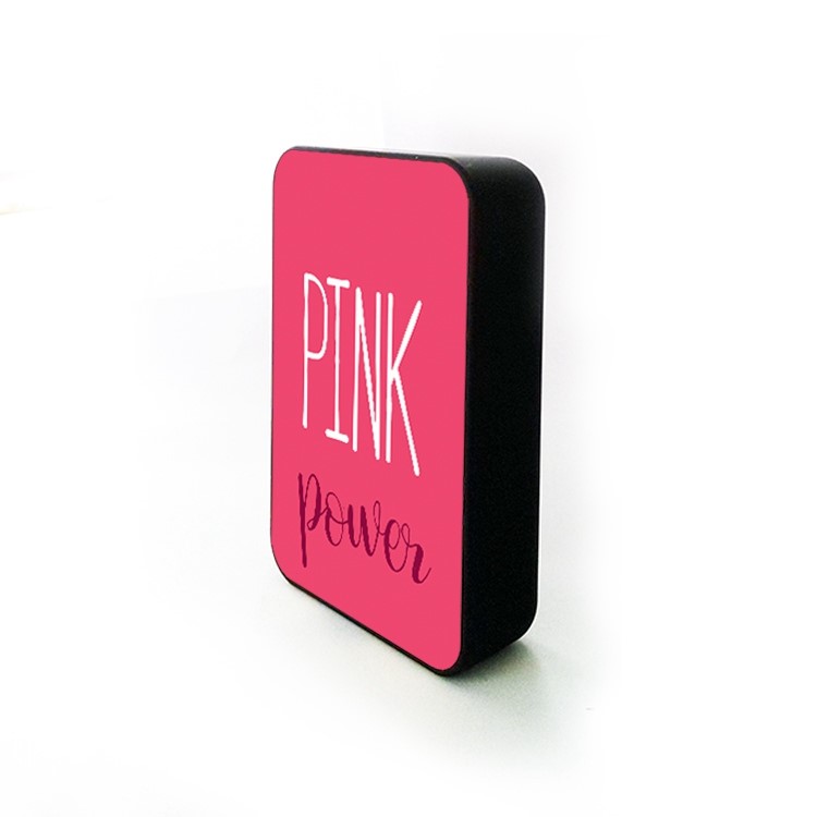 Cartoon Series 10000mAh Portable Travel Power Bank - PINK Power-3