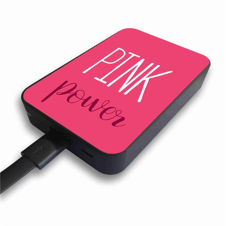 Cartoon Series 10000mAh Portable Travel Power Bank - PINK Power-5