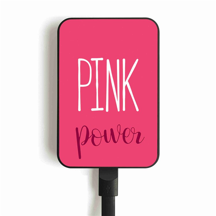 Cartoon Series 10000mAh Portable Travel Power Bank - PINK Power-8