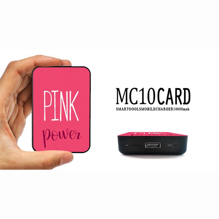 Cartoon Series 10000mAh Portable Travel Power Bank - PINK Power-9