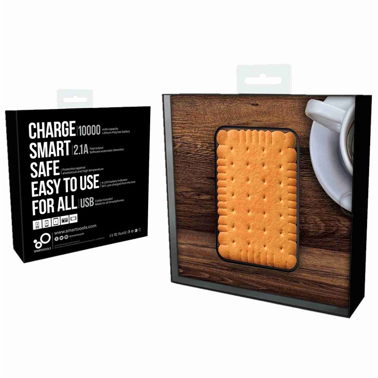 Cartoon Series 10000mAh Portable Travel Power Bank - Biscuit-12