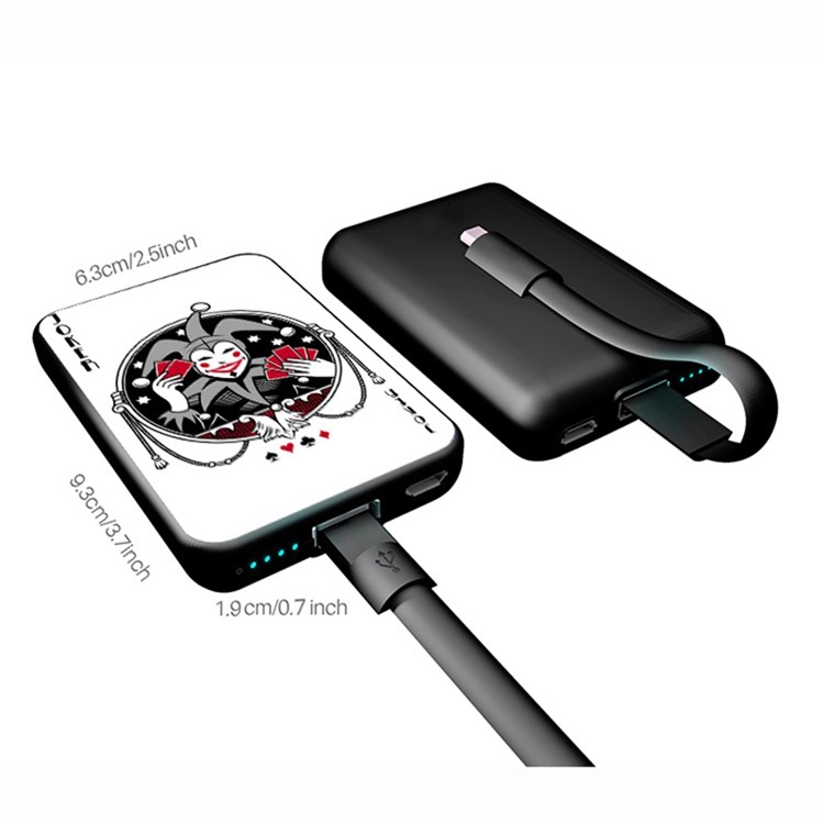 Cartoon Series 10000mAh Portable Travel Power Bank - JOKER-4