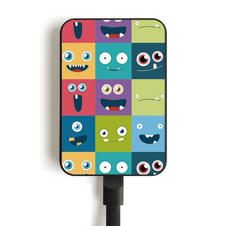 Cartoon Series 10000mAh Portable Travel Power Bank - Monsters-4