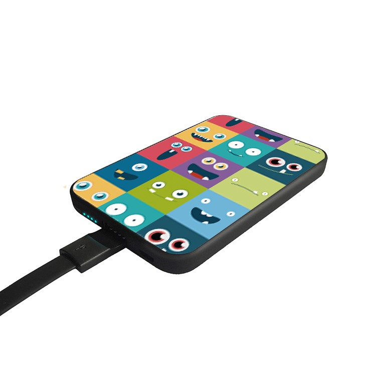 Cartoon Series 10000mAh Portable Travel Power Bank - Monsters-7