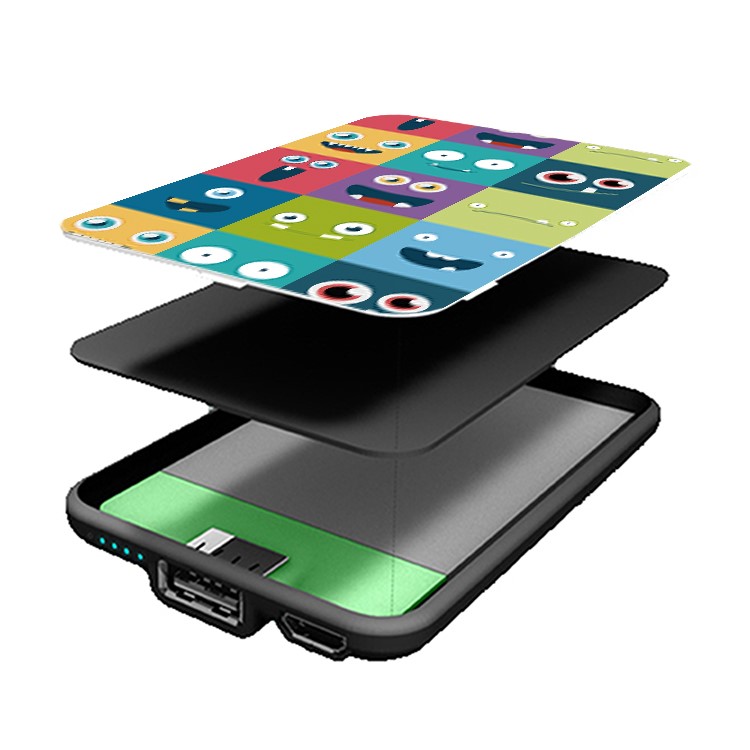 Cartoon Series 10000mAh Portable Travel Power Bank - Monsters-8