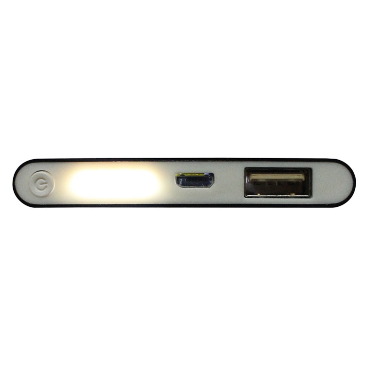 KFFTE 3500mAh Portable Li-polymer Power Bank Charger for iPhone iPad Samsung etc. - Black-8