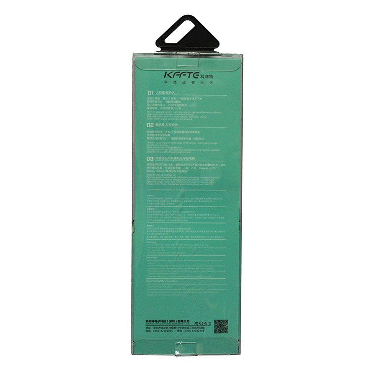 KFFTE 3500mAh Portable Travelling Case Li-polymer Power Bank Charger for iPhone iPad Samsung etc. - White-10
