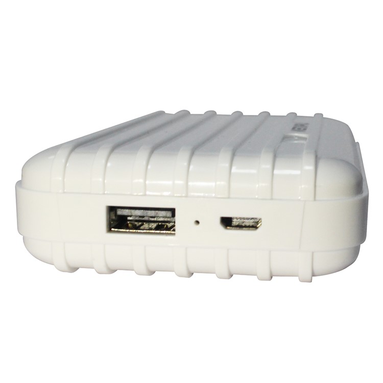 KFFTE 3500mAh Portable Travelling Case Li-polymer Power Bank Charger for iPhone iPad Samsung etc. - White-7