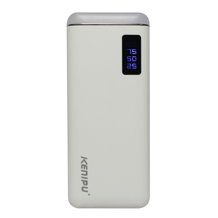 KENIPU 9000mAh External Dual USB Power Bank with LED Flashlight for iPhone iPad Samsung Huawei-1