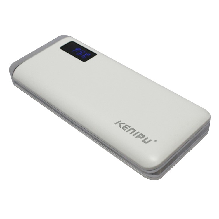KENIPU 9000mAh External Dual USB Power Bank with LED Flashlight for iPhone iPad Samsung Huawei-8
