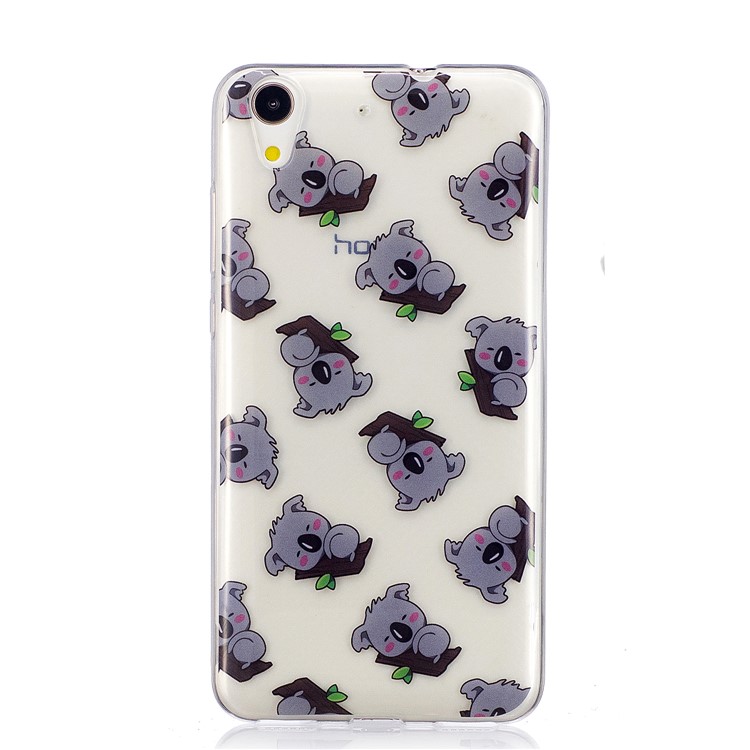 Patterned IMD Soft TPU Mobile Case for Huawei Y6II / Honor 5A / Honor Holly 3 - Lovely Koalas-2