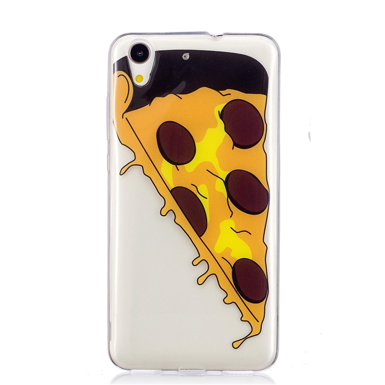 Pattern Printing IMD Soft TPU Mobile Casing for Huawei Y6II / Honor 5A / Honor Holly 3 - Pizza-2