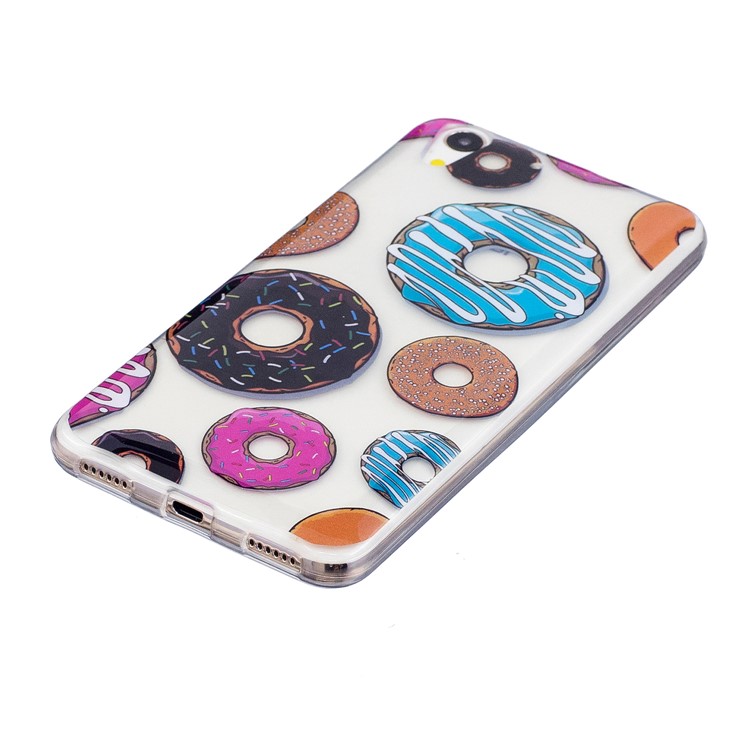 Pattern Printing IMD TPU Case Cover for Huawei Y6II / Honor 5A / Honor Holly 3 - Doughnuts-3