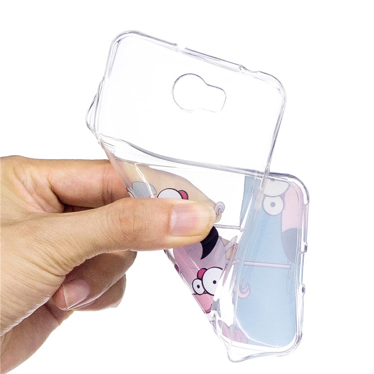 For Huawei Y5II/Y5 II/Honor 5 Pattern Printing IMD Soft TPU Back Shell - Cartoon Flamingo-5