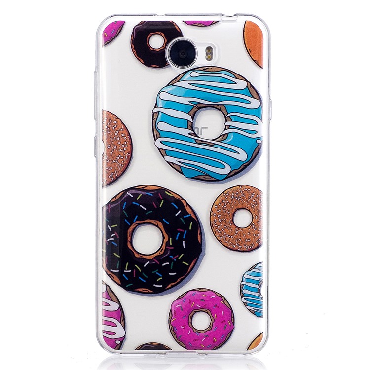 For Huawei Y5II/Y5 II/Honor 5 Pattern Printing IMD TPU Flexible Phone Case - Doughnuts-2