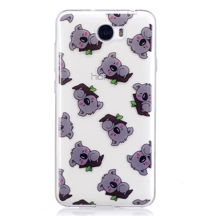 For Huawei Y5II/Y5 II/Honor 5 Pattern Printing IMD TPU Flexible Phone Cover - Lovely Koalas-2