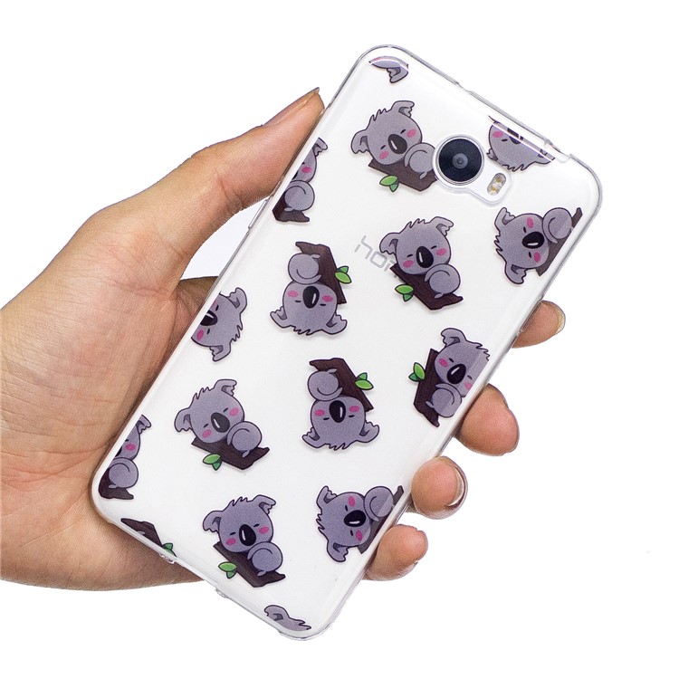 For Huawei Y5II/Y5 II/Honor 5 Pattern Printing IMD TPU Flexible Phone Cover - Lovely Koalas-6