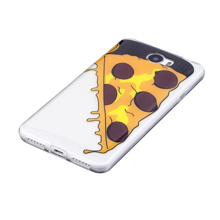 For Huawei Y5II/Y5 II/Honor 5 Patterned IMD Soft TPU Back Mobile Case - Pizza-3