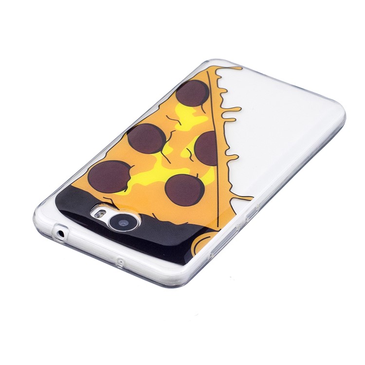For Huawei Y5II/Y5 II/Honor 5 Patterned IMD Soft TPU Back Mobile Case - Pizza-4