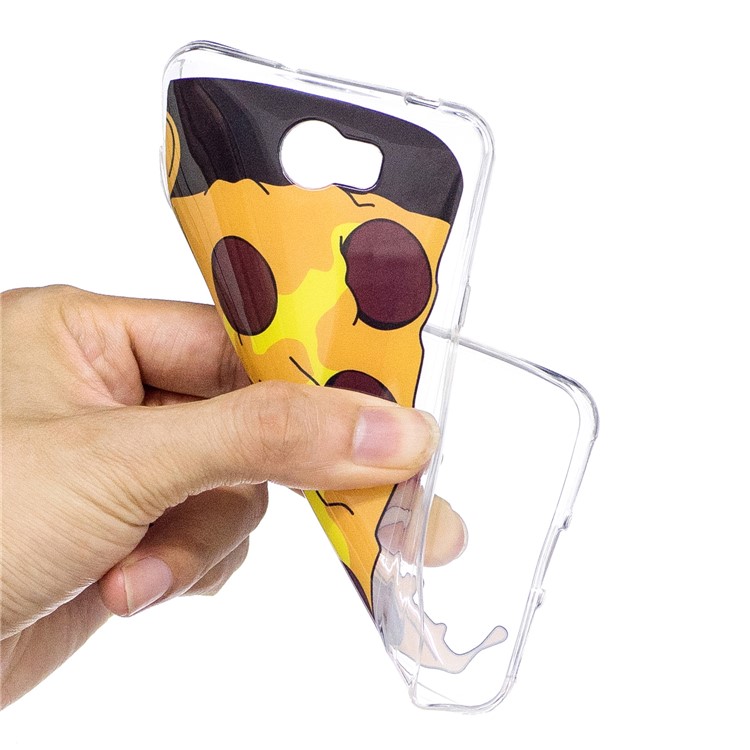 For Huawei Y5II/Y5 II/Honor 5 Patterned IMD Soft TPU Back Mobile Case - Pizza-5
