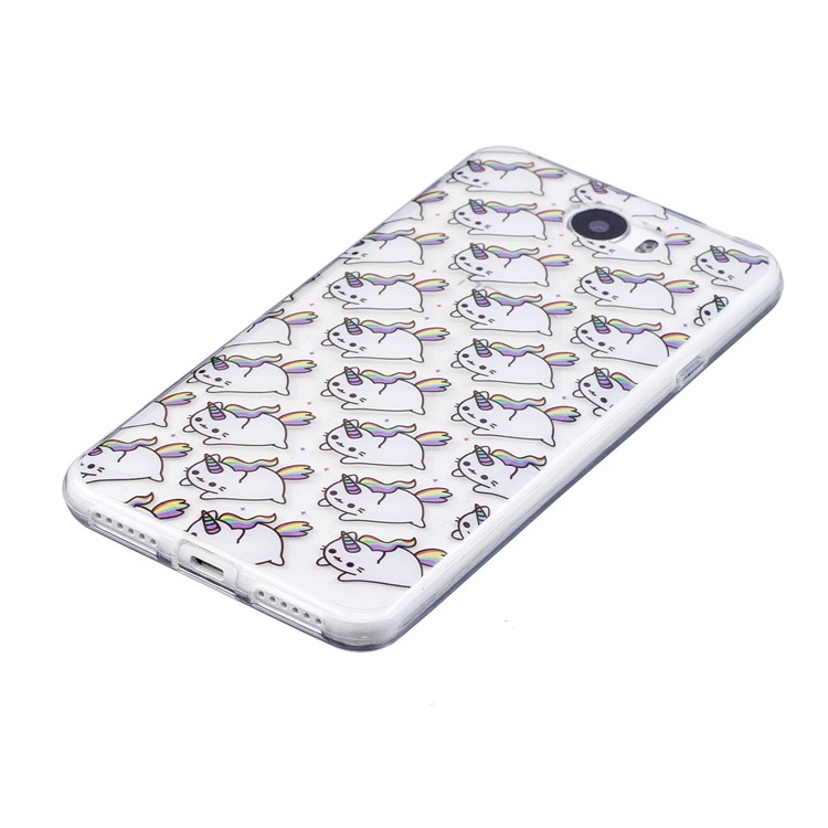 For Huawei Y5II/Y5 II/Honor 5 Pattern Printing IMD Flexible TPU Mobile Cover - Cute Unicorns-3