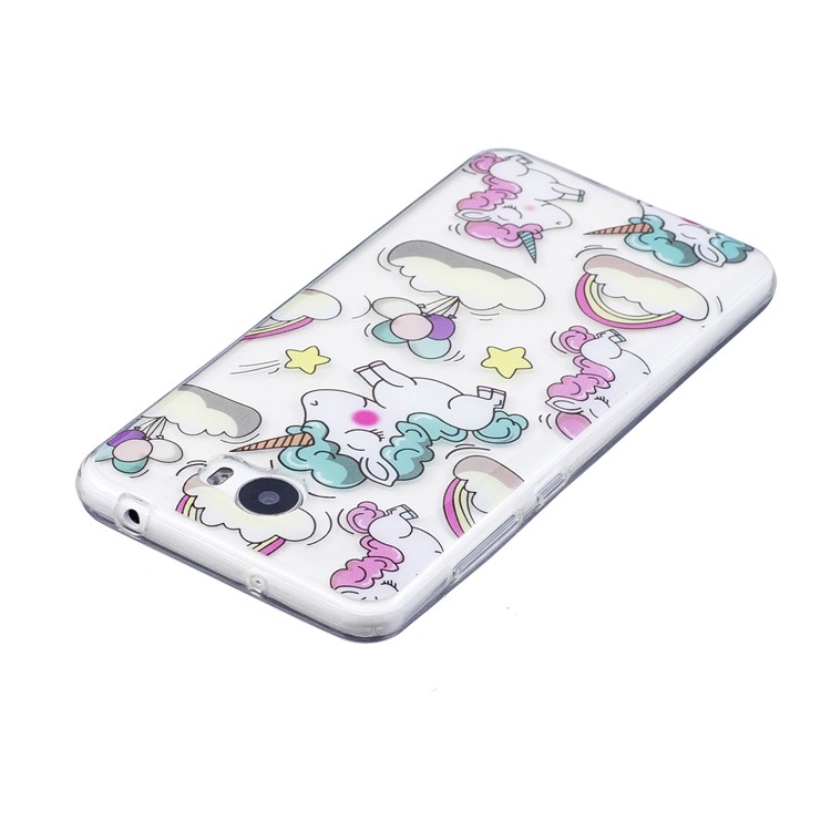 For Huawei Y5II/Y5 II/Honor 5 Pattern Printing IMD TPU Protector Cover Case - Shy Unicorns-4