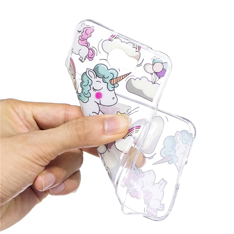 For Huawei Y5II/Y5 II/Honor 5 Pattern Printing IMD TPU Protector Cover Case - Shy Unicorns-5