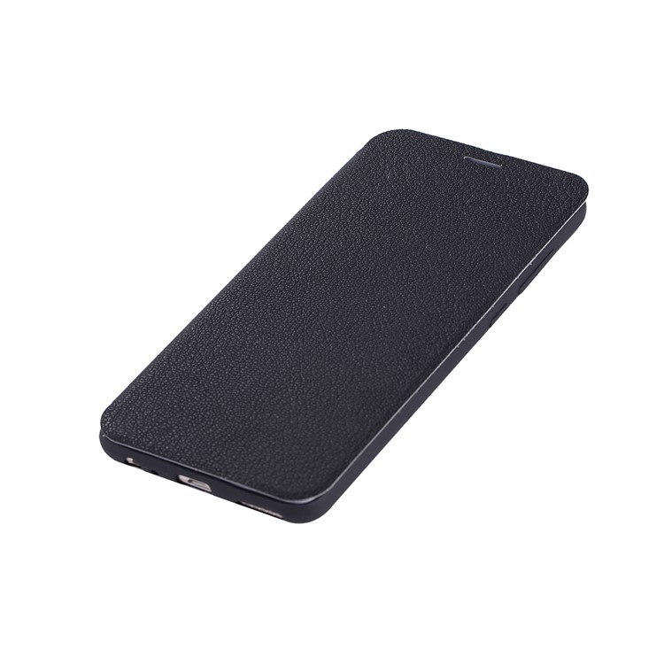 Litchi Skin Leather Stand Case with Card Slot for Huawei Mate 10 Lite / Maimang 6 / nova 2i / Honor 9i (India) - Black-9