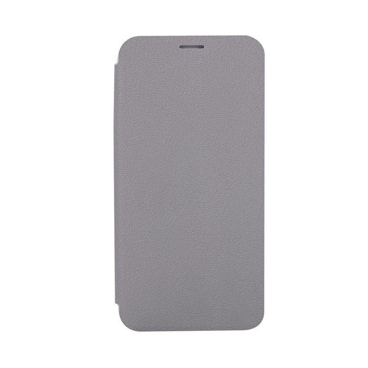 Litchi Skin Leather Stand Shell with Card Slot for Huawei Mate 10 Lite / Maimang 6 / nova 2i / Honor 9i (India) - Grey-7