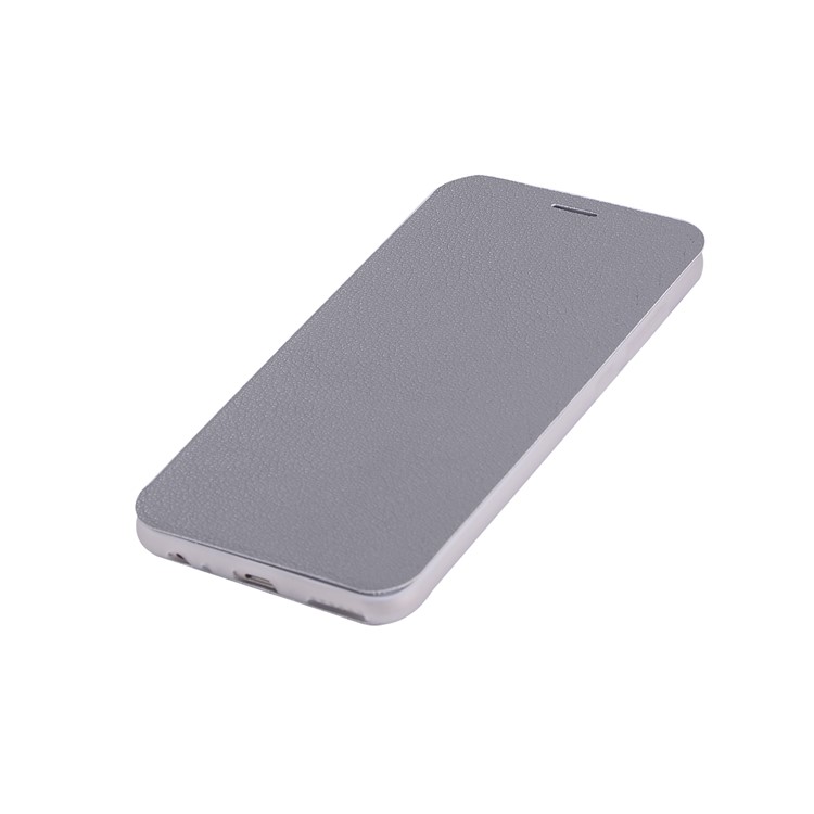 Litchi Skin Leather Stand Shell with Card Slot for Huawei Mate 10 Lite / Maimang 6 / nova 2i / Honor 9i (India) - Grey-9