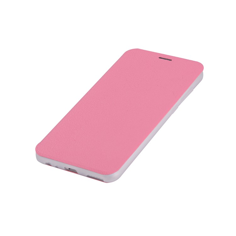 Litchi Skin Leather Card Holder Case with Stand for Huawei Mate 10 Lite / Maimang 6 / nova 2i / Honor 9i (India) - Rose-9