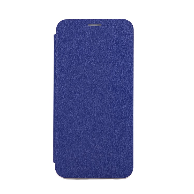 Litchi Skin Leather Stand Case Cover with Card Slot for Huawei Mate 10 Lite / Maimang 6 / nova 2i / Honor 9i (India) - Dark Blue-7