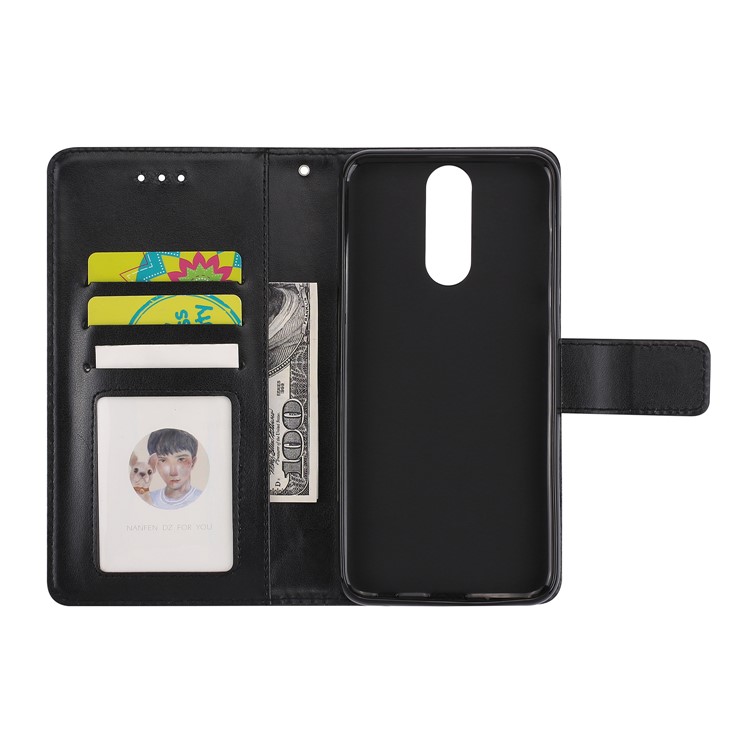 For Huawei Mate 10 Lite / nova 2i / Maimang 6 / Honor 9i (India) Imprinted Mandala Pattern Leather Wallet Mobile Casing - Black-6