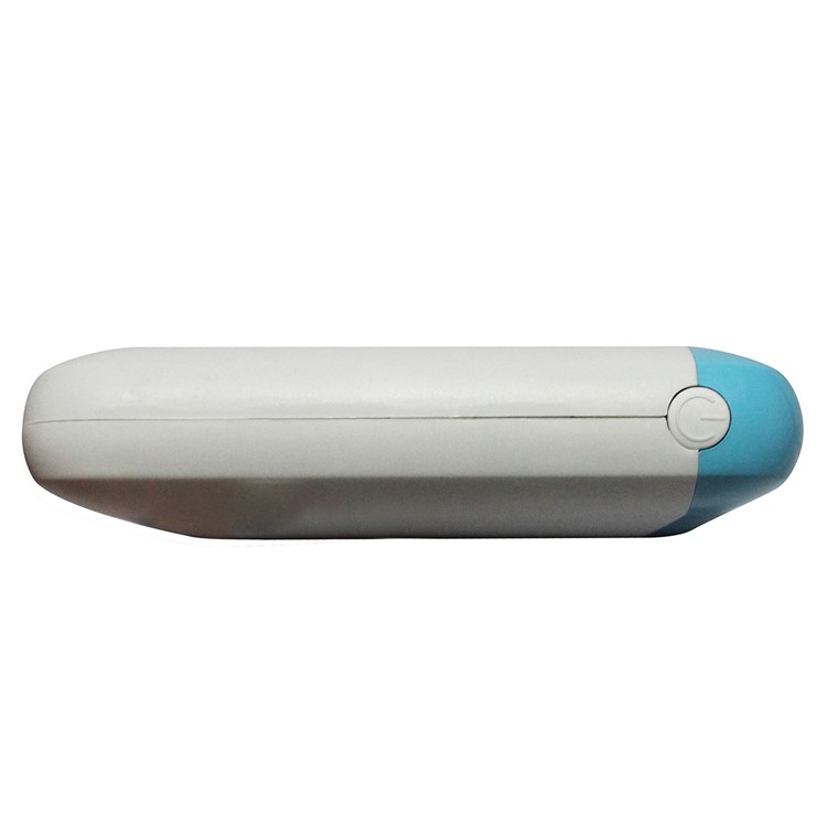 KENIPU Portable Dual USB 6000mAh Power Bank with LED Light for iPhone Samsung Huawei - White + Blue-7