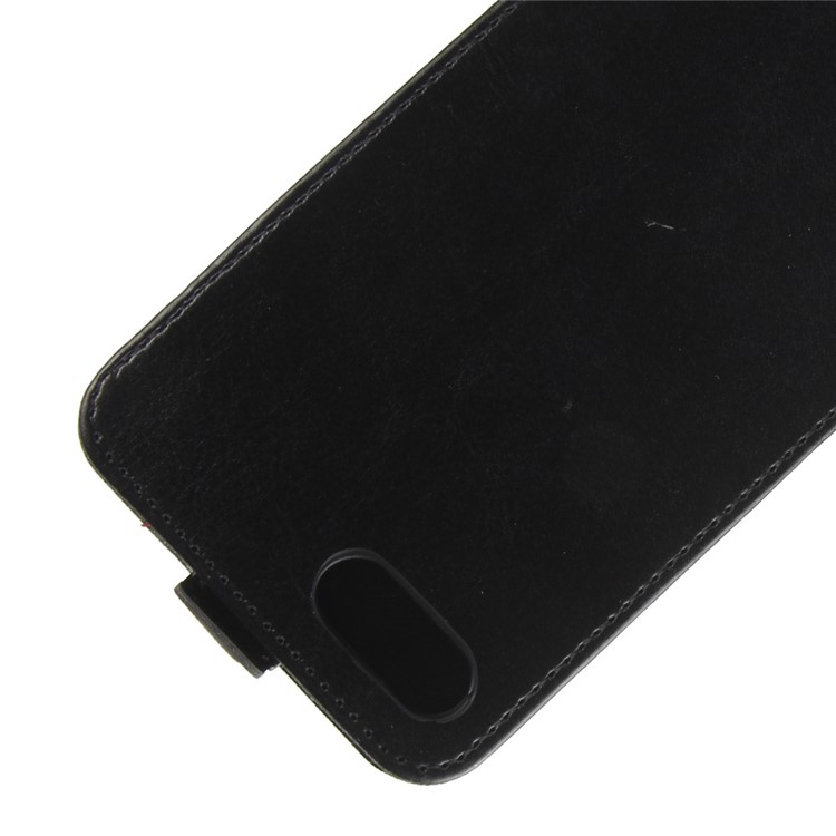 Crazy Horse Texture Vertical Flip Card Holder Leather Case for Huawei nova 2s - Black-3