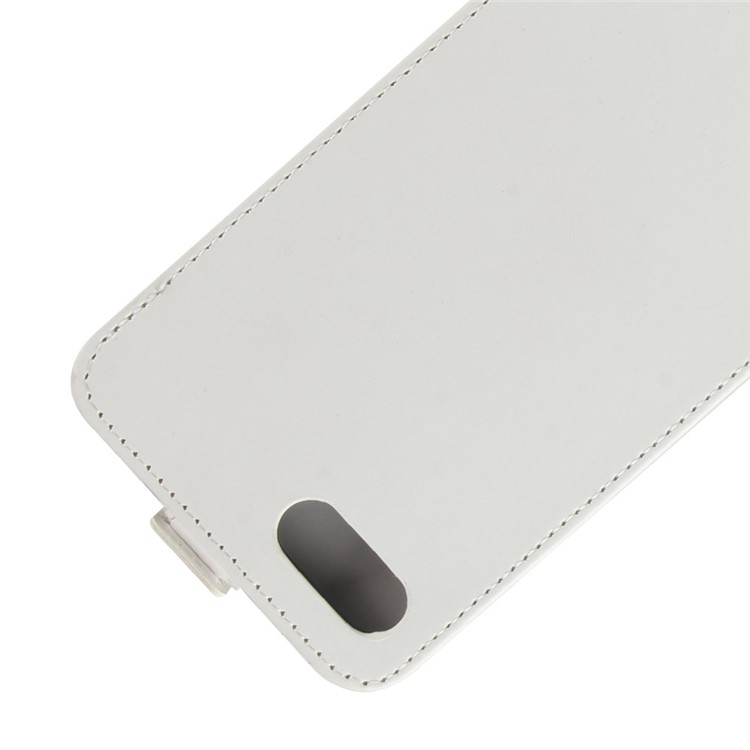Crazy Horse Texture Vertical Flip Card Holder Leather Cover for Huawei nova 2s - White-3