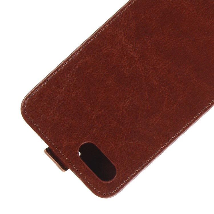 Crazy Horse Texture Vertical Flip PU Leather Mobile Phone Case for Huawei nova 2s - Brown-3