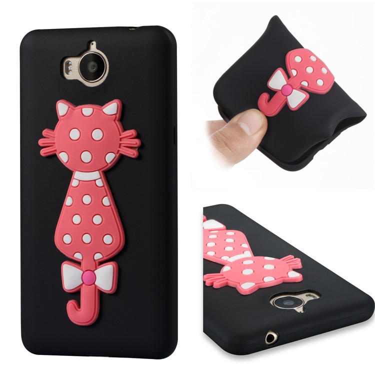 carcasa huawei y6 2017 gato carcasa huawei y6 2017 gato