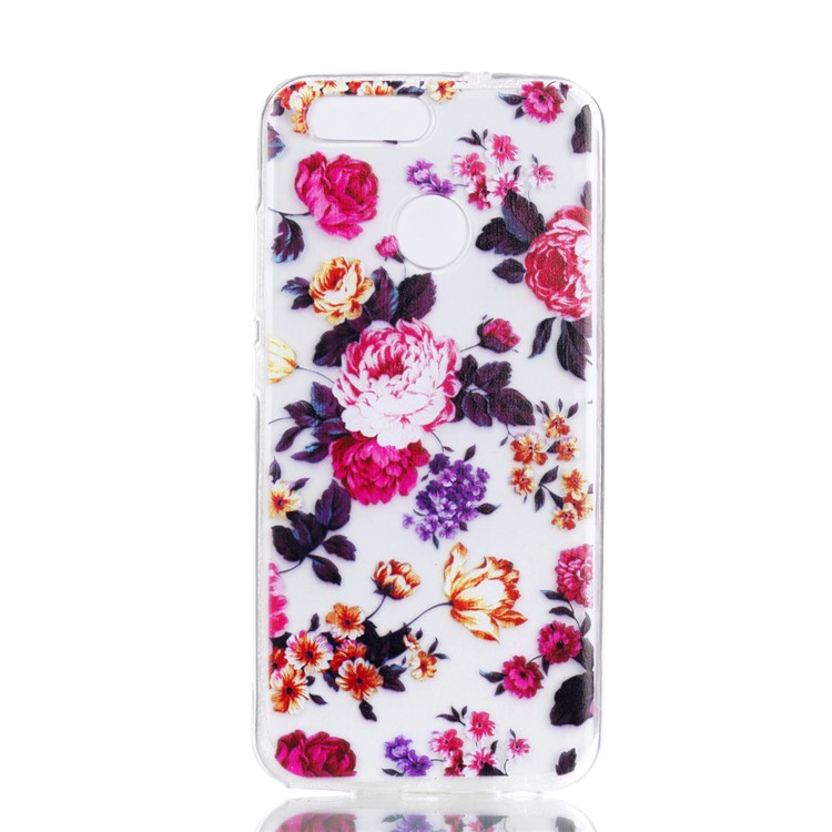 Ultra Thin Patterned Soft TPU Case for Huawei nova 2 - Roses-2