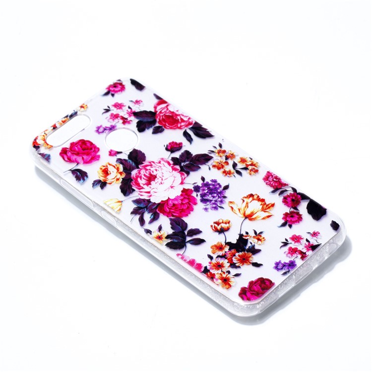 Ultra Thin Patterned Soft TPU Case for Huawei nova 2 - Roses-3